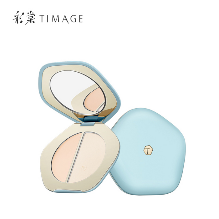 TIMAGE Soft Shadow Silky Dual-Tone Highlighter Palette
